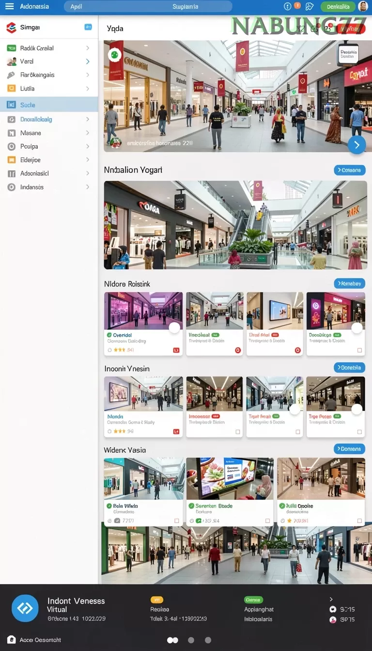 Cuplikan layar MAMI188 — menu navigasi