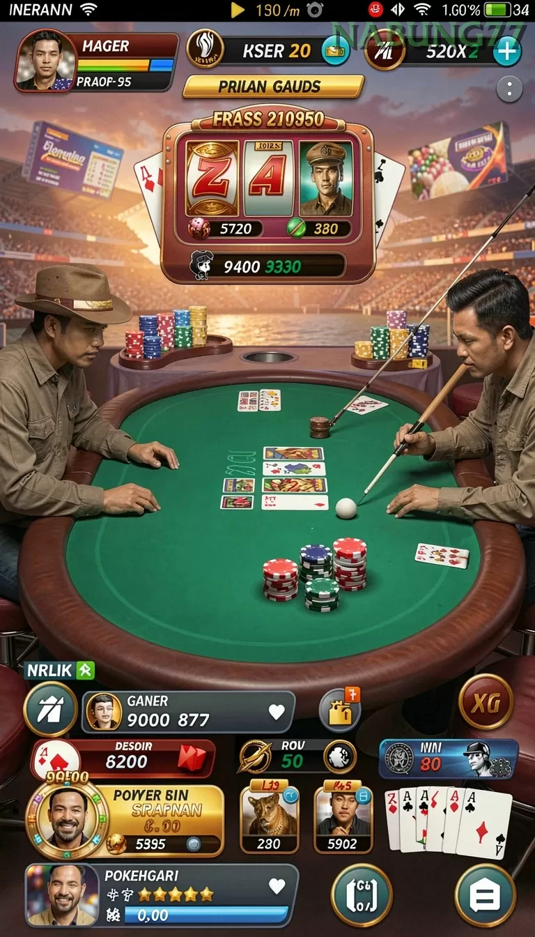 Cuplikan layar JVS88 — aktivitas